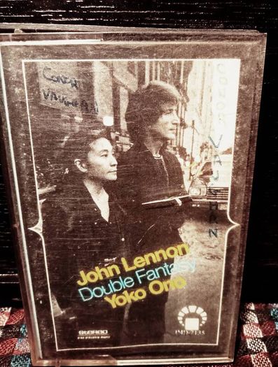 1980. John Lennon. Yoko Ono. Double Fantasy. Cassette Tape.