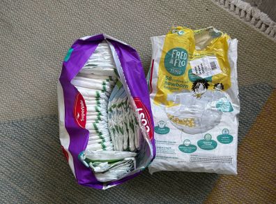 Size 2 & 3 nappies