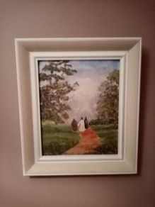 Jesus on the road to Emmaus