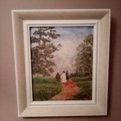 Jesus on the road to Emmaus