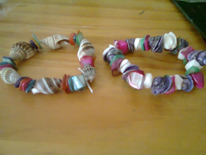 seashell sea snail bracelet