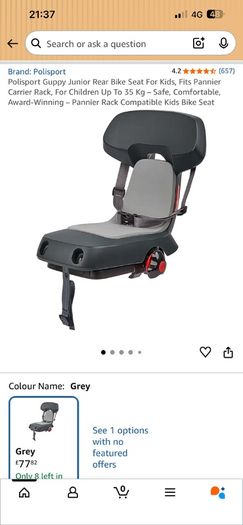 polisport bike seat