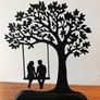 Romantic Swing Tree Decor - Desktop Ornament Centerpiece Image 2