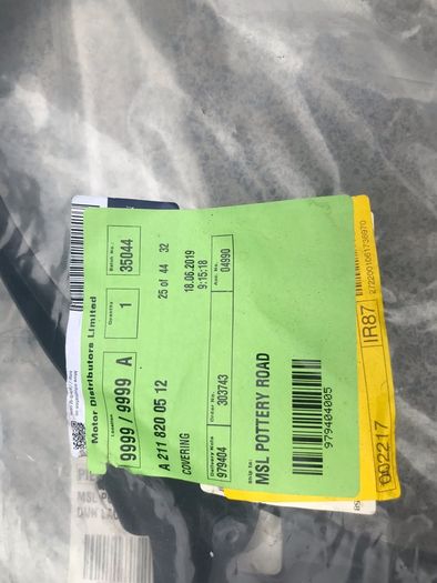 Mercedes E Class W211 Headlight Seals