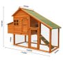 Chicken Coop Run, Nesting Box 1710x660x1200mm Image 4
