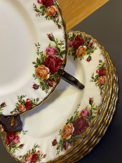Breakfast Plates Royal Albert Old Country Roses Bone China
