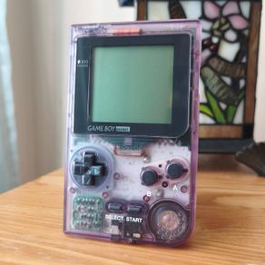 Boxed Atomic Purple Nintendo Game Boy Pocket Gameboy.