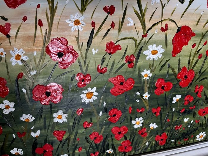 floral oil painting