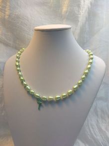 Beautiful Hand Strung Cultured Pearl Necklace with Enamel Cross Charm - Perfect as a Communion or Confirmation Gift FREEPOST