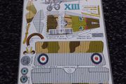 WW1 Spad XIII : Vintage Fiddlers Green Cut Out Aircraft Model Postcard - 1: 60 Scale
