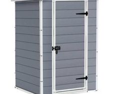 The Keter 4x3 ft Apex Manor Resin Shed