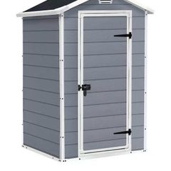 The Keter 4x3 ft Apex Manor Resin Shed