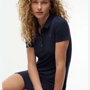 Tommy Hilfiger Heritage Slim Fit Navy Mini Polo Dress