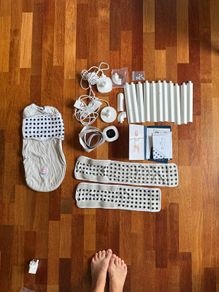 Nanit Pro Baby Monitor - Camera, Wall Mount, Multi-Stand, Breathing Wear