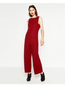 BNWT Red Zara Collection jumpsuit size UK8 EU36 Postage included
