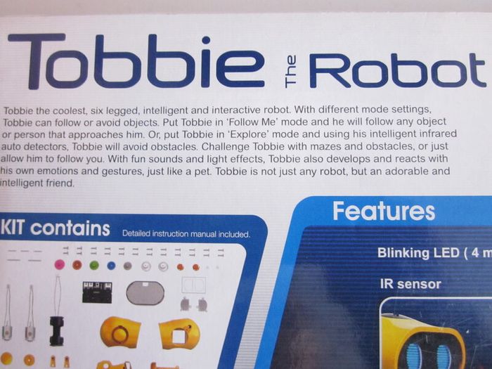 New Tobbie the Robot, Construct
