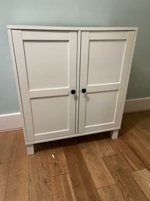 white cabinet