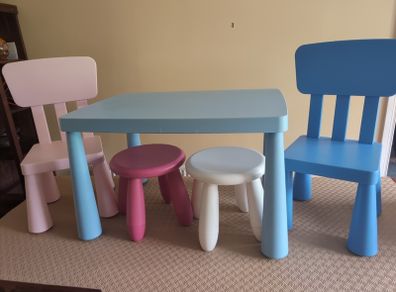 Kids Table, Chairs & Stools