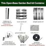 FREE EXPRESS SHIPPING  Raised Garden Bed Kit, Sliver Galvanized Raised Planter Box Outdoor for Vegetables, Large Bottomless Metal Raised Bed for Herb, Growing Fruits, Flower (4x2x1 ft) Image 6