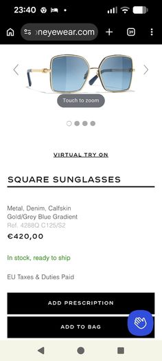 Chanel sunglasses
