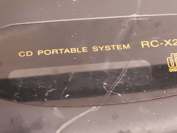 JVC CD, Radio, Tape, Portable music system, Model RC-X230, in excellent cosmetic condition, stuck on Standby Mode, dont have remote