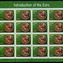 2002 Ireland Introduction of the Euro Currently Commemorative Stamp Sheetlets Plate 1A1A1A1A Mint Never Hinged (MNH) Image 2