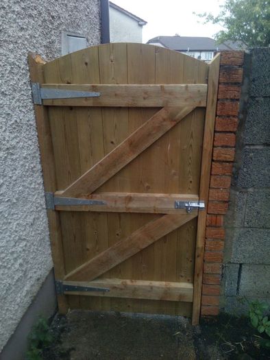 Timber and steel Side Gates