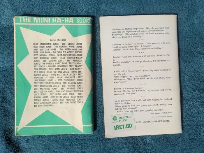 The Book of Dublinman Jokes/BEST IRISH JOKES