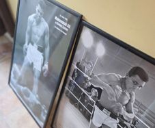 Ali framed poster