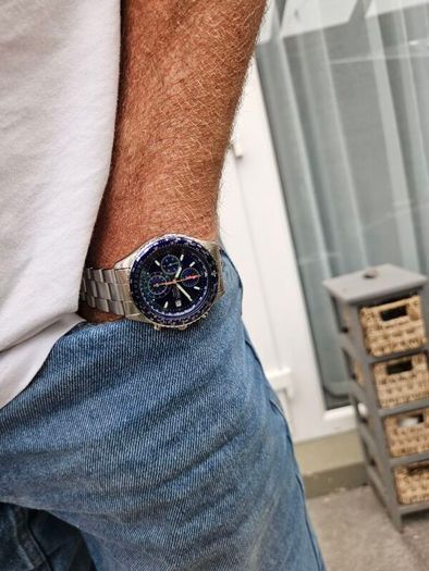 Watch Seiko Pilot Chronograph.