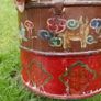 Antique Hand Made Hand Painted Wood Bucket Image 3