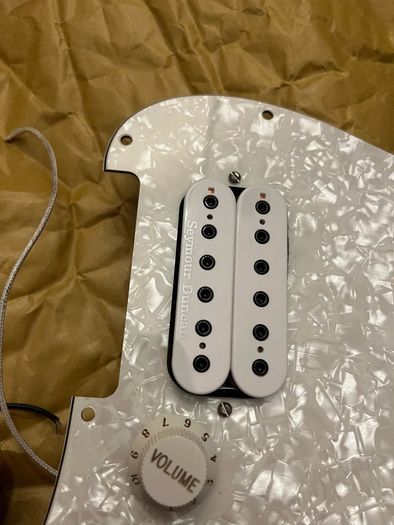 Seymour Duncan Full Shred humbucker pickups fender Stratocaster PICKGUARD SH-10 neck and SH TB 10 bridge set white accessories electric guitar parts