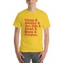 Liverpool Klopp, Alisson, Van Dijk, Salah, Mane, Firmino Mens 100% Cotton T-Shirt Image 7
