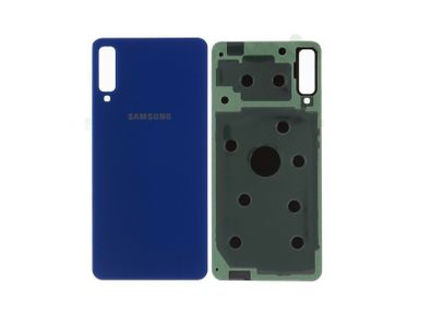 For Samsung Galaxy A7 2018 A750 Battery Cover Rear Back Glass Housing Blue New - FHT12SMBK