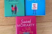 Sinead's moriarty books- the new girl, finding hope, the truth about Riley