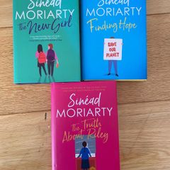 Sinead's moriarty books- the new girl, finding hope, the truth about Riley
