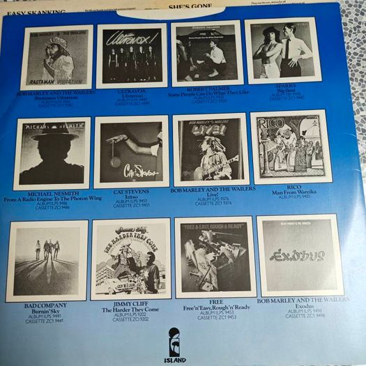 Bob Marley & The Wailers, Kaya LP, original press, w/inner Island sleeve.