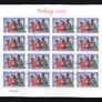 2003 Ireland Christmas 48c (ex Booklet) 48c, 50c & 57c Commemorative Stamps Sheets Plate 1A1A1A1A1A Fine Used with Dublin CDS cancel of 10th November 2003 (First day of issued) on envelope extract. Image 5
