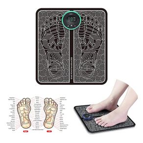 EMS Electric Foot Massager Pad Relief Pain Relax Feet Acupoints Massage Mat Shock Muscle Stimulation Improve Blood Circulation