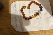 amber baby teething bracelet