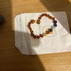 amber baby teething bracelet