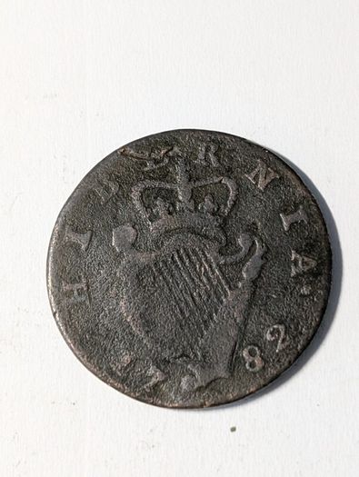 Irish 1782 Halfpenny
