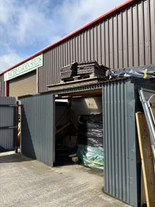 Second hand steel shelter