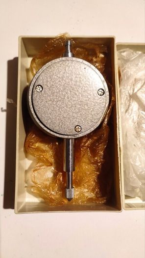 Vintage Soviet ChIZ ICH-10 Dial Indicator Gauge 0-10mm  industrialtoolstor
