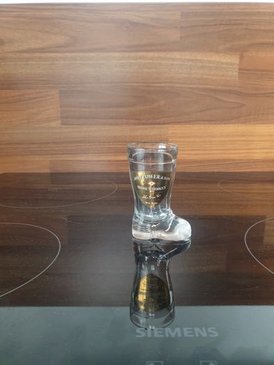 Powers whiskey Glass Boot