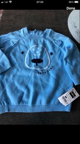 Boys BNWT jumper 6/9 mths