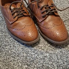 Next Boys Brogues Shoes Brown Size 2