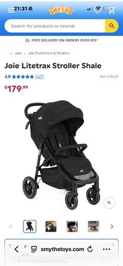 Joie Litetrax Stroller Shale