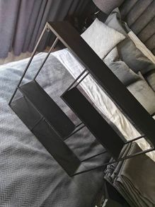 Metal industrial bookshelf 60x60