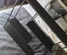 Metal industrial bookshelf 60x60